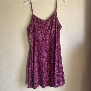 Old Navy Purple Floral Mini Dress